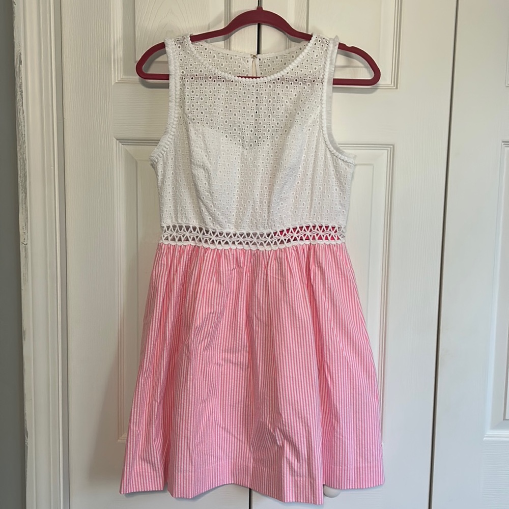 NWT Lilly Pulitzer Havana Pink seersucker dress size 8